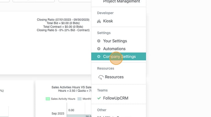 Connect QuickBooks Integration in FollowUp CRM - Step 2