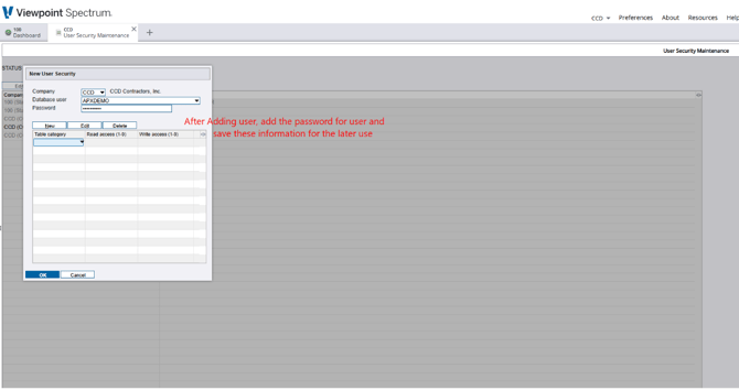 Create User