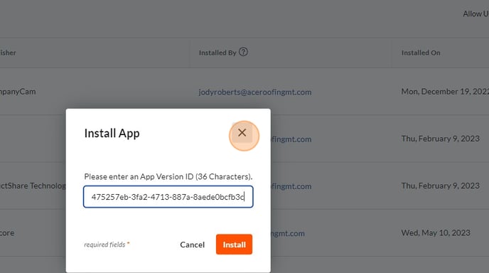 How to connect FollowUp to Procore (Copy) - Step 11