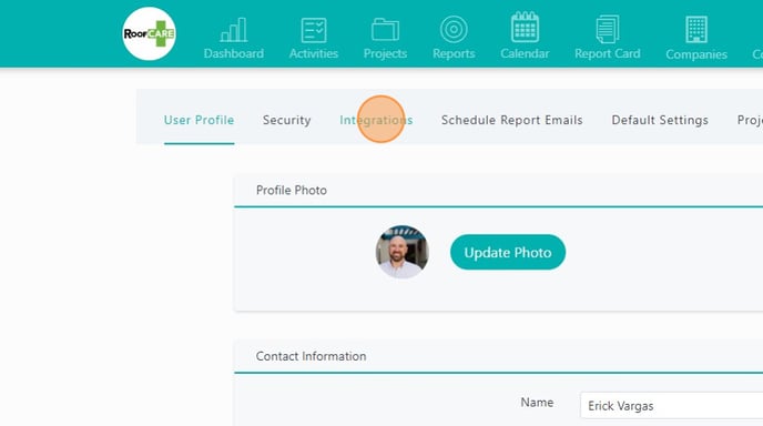 How to set up your FollowUp CRM and Company Cam Integration.  - Step 3